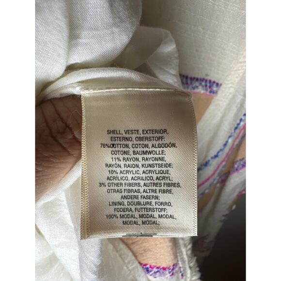 Anthropologie Holding Horses Elira Striped Dress Size S Boho Mini A Line Swing - Picture 7 of 8